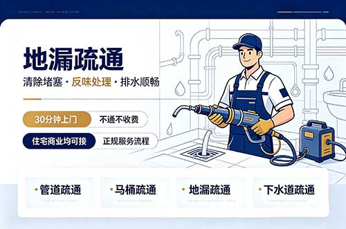 普陀地漏疏通