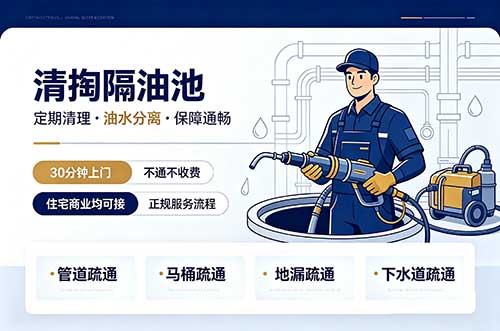 普陀清掏隔油池